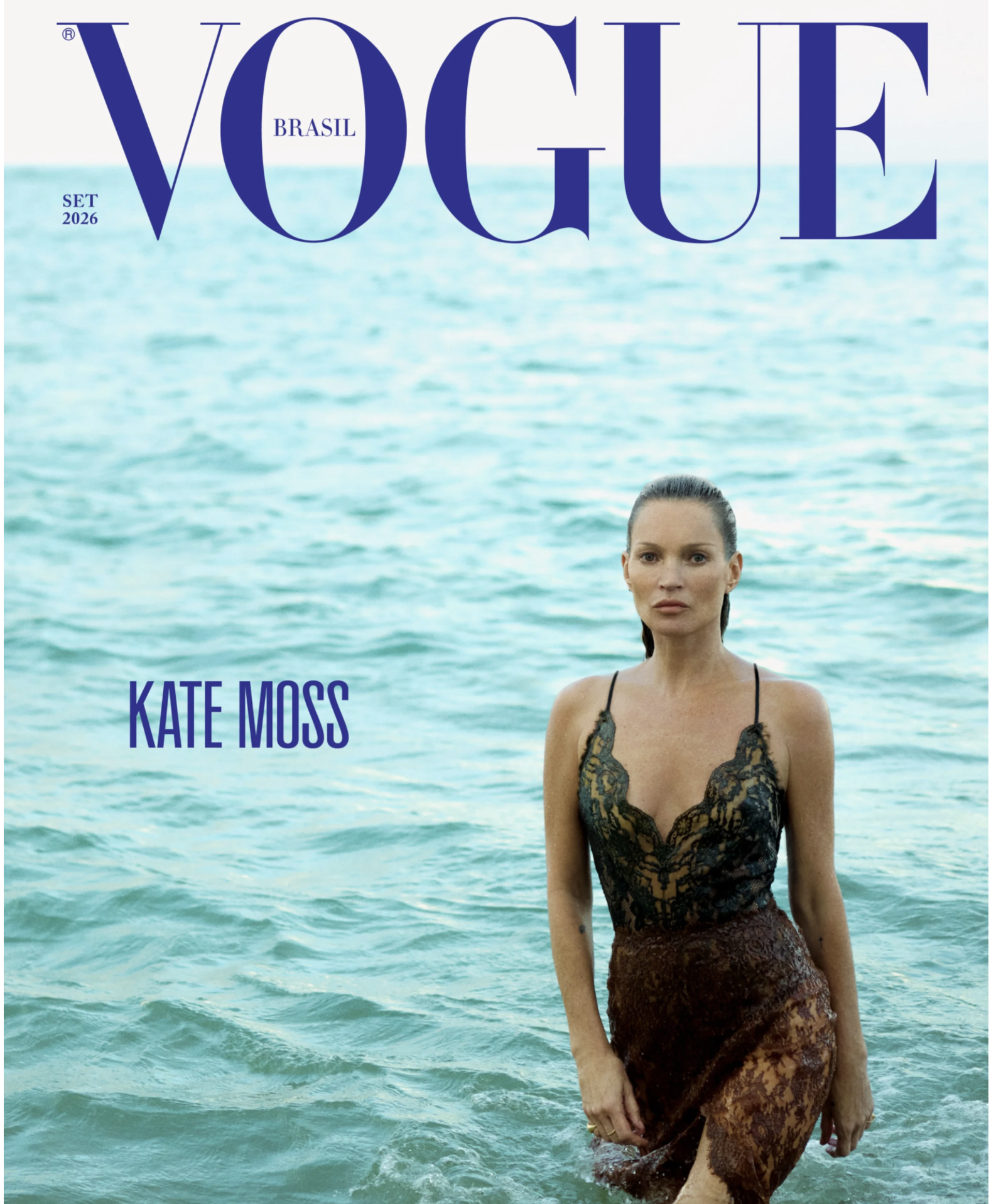 Kate Moss, Lensed by Zee Nunes in Trancoso, Bahia for Vogue Brasil